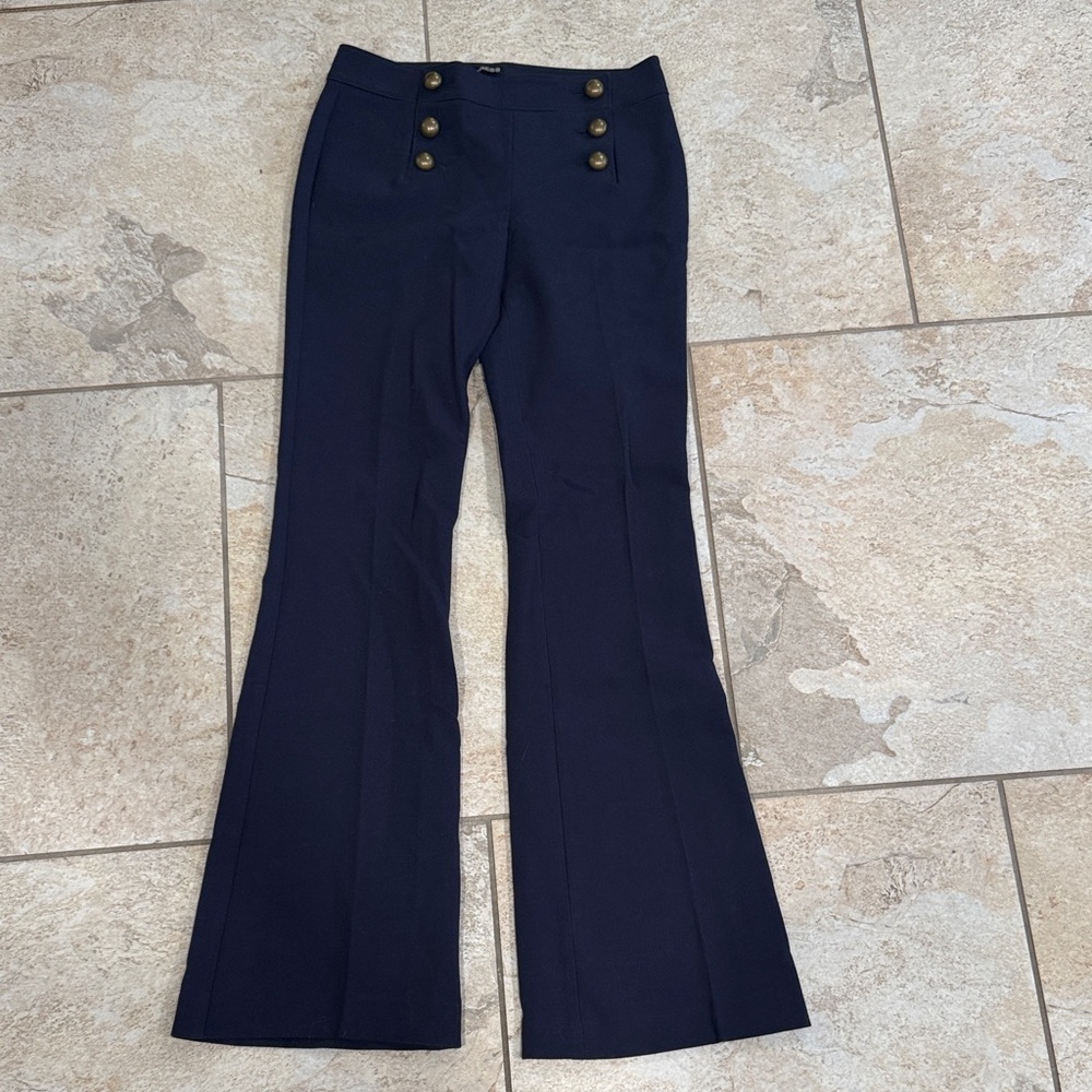 Express Navy Trousers with Gold Accents Size 2R